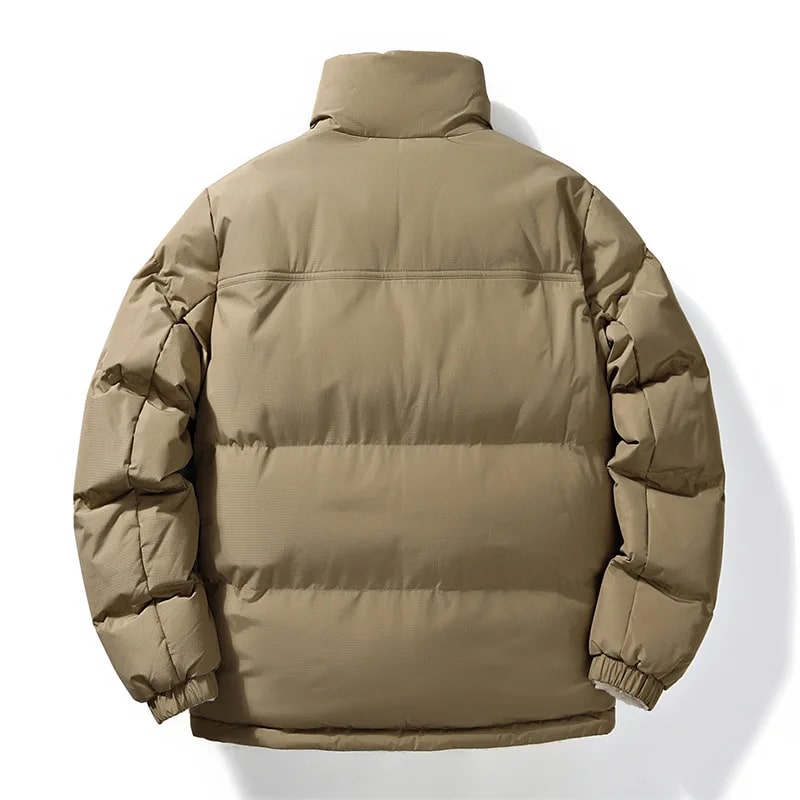 Ruben Men’s Reversible Puffer Jacket – Sherpa Fleece & Quilted Jacket