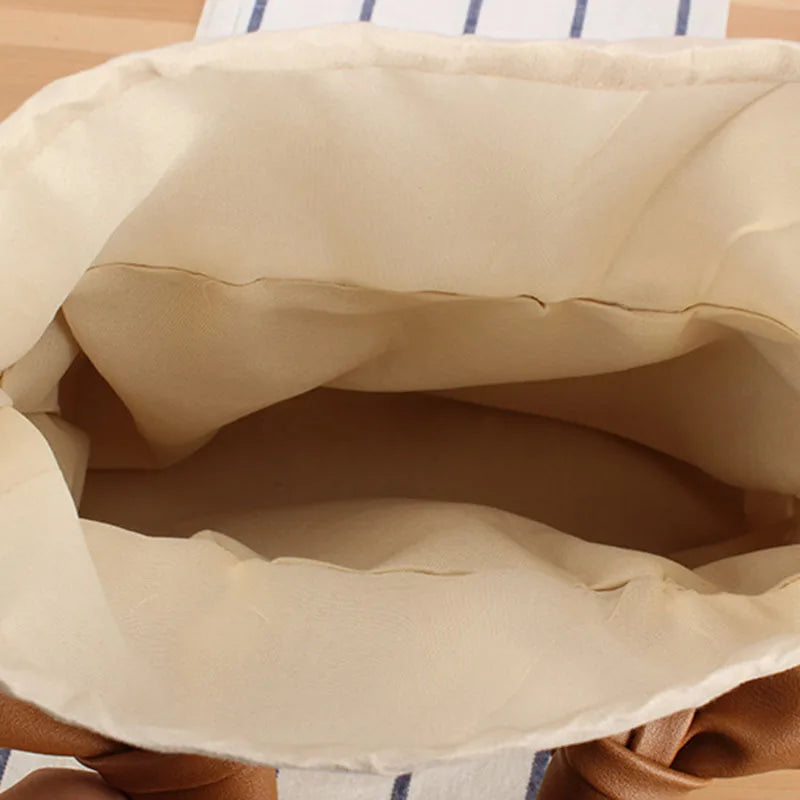 Salomé Women’s Hand-Woven Straw Handbag – Soft Leather Handles & Silk Lined Interior