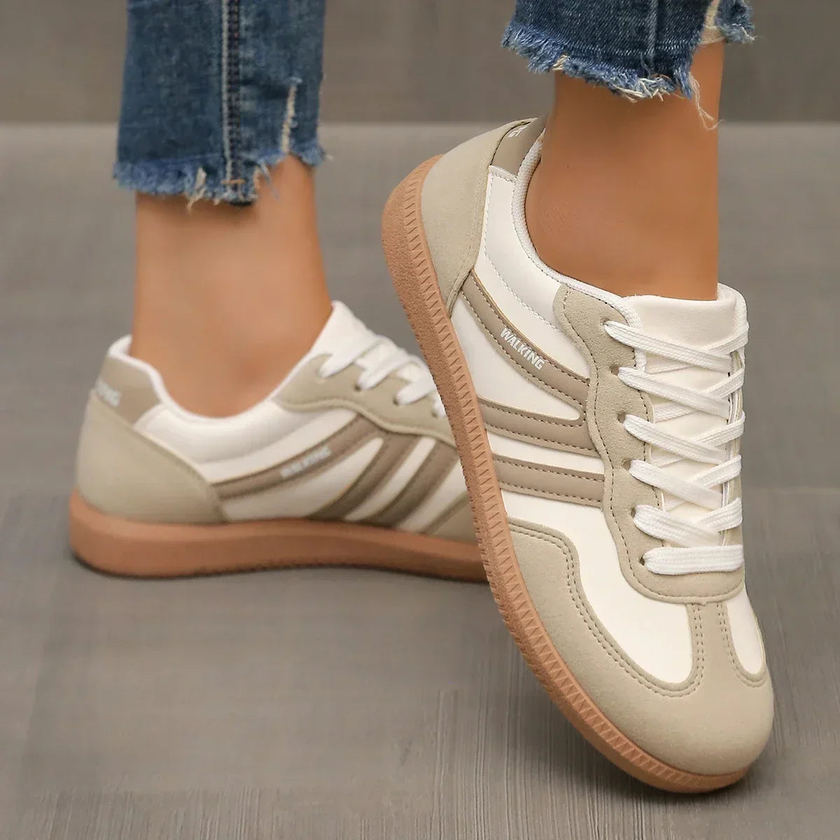 Alina | Women’s Casual Lace-Up Walking Sneakers