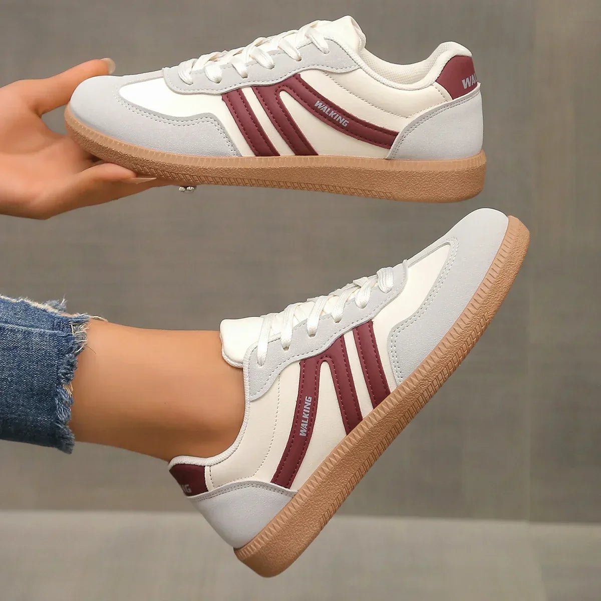 Alina | Women’s Casual Lace-Up Walking Sneakers