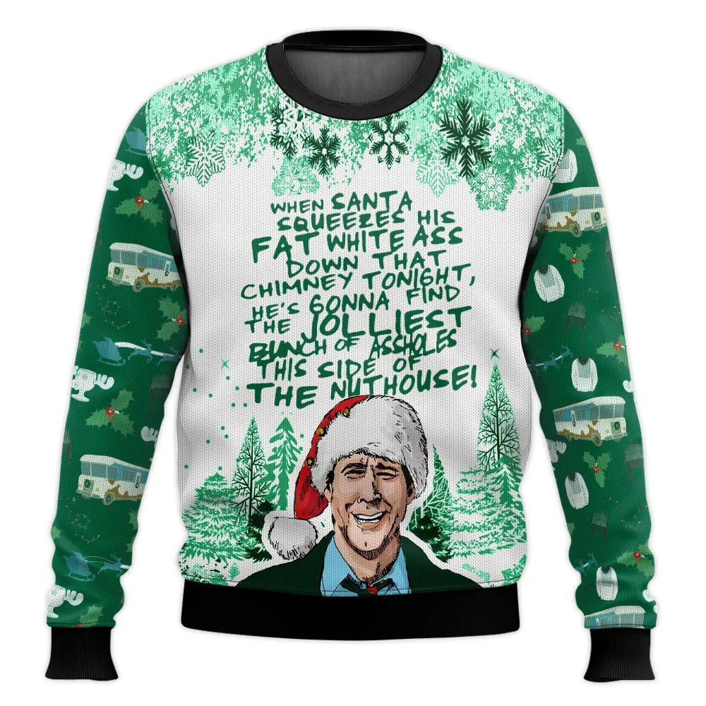 Arthur | Men’s Funny Ski Theme Christmas Sweater