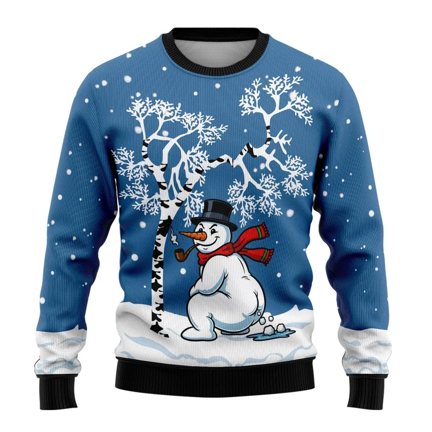Noah | Men’s Snowman Print Christmas Sweater
