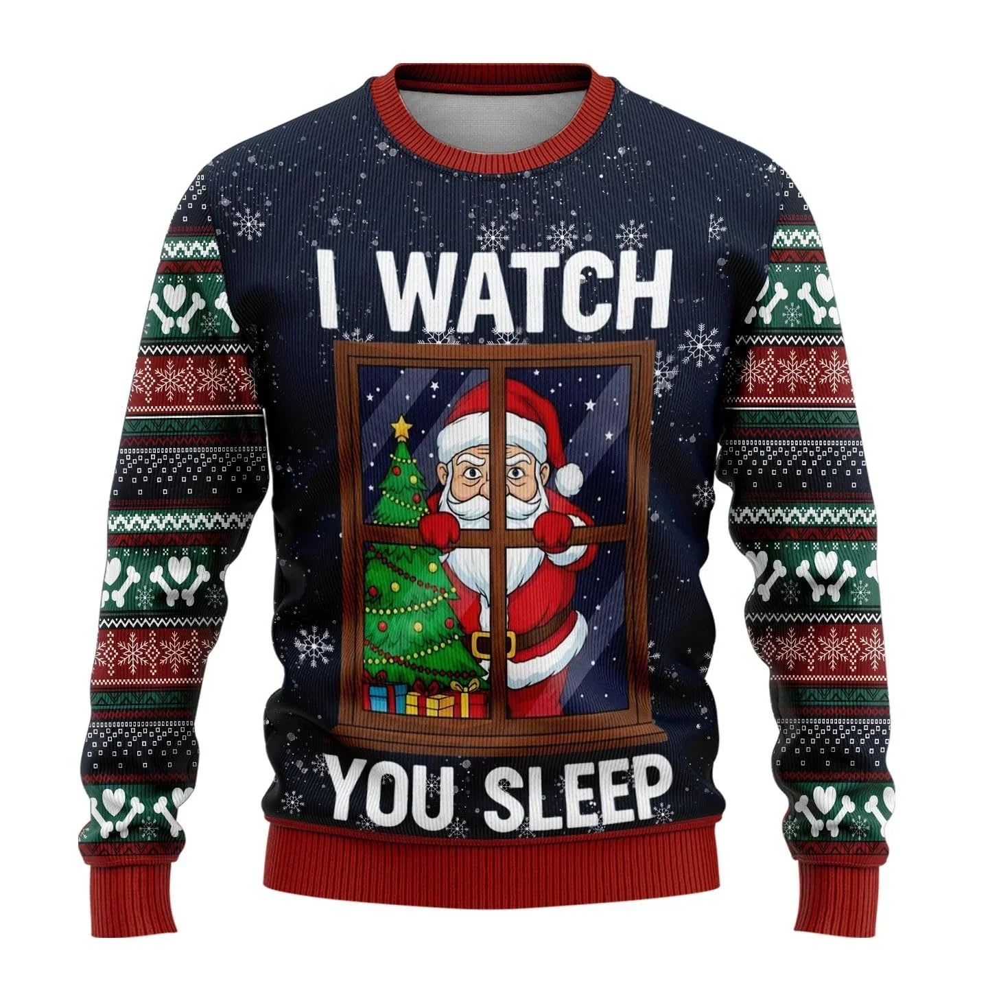 Noah | Men’s Snowman Print Christmas Sweater