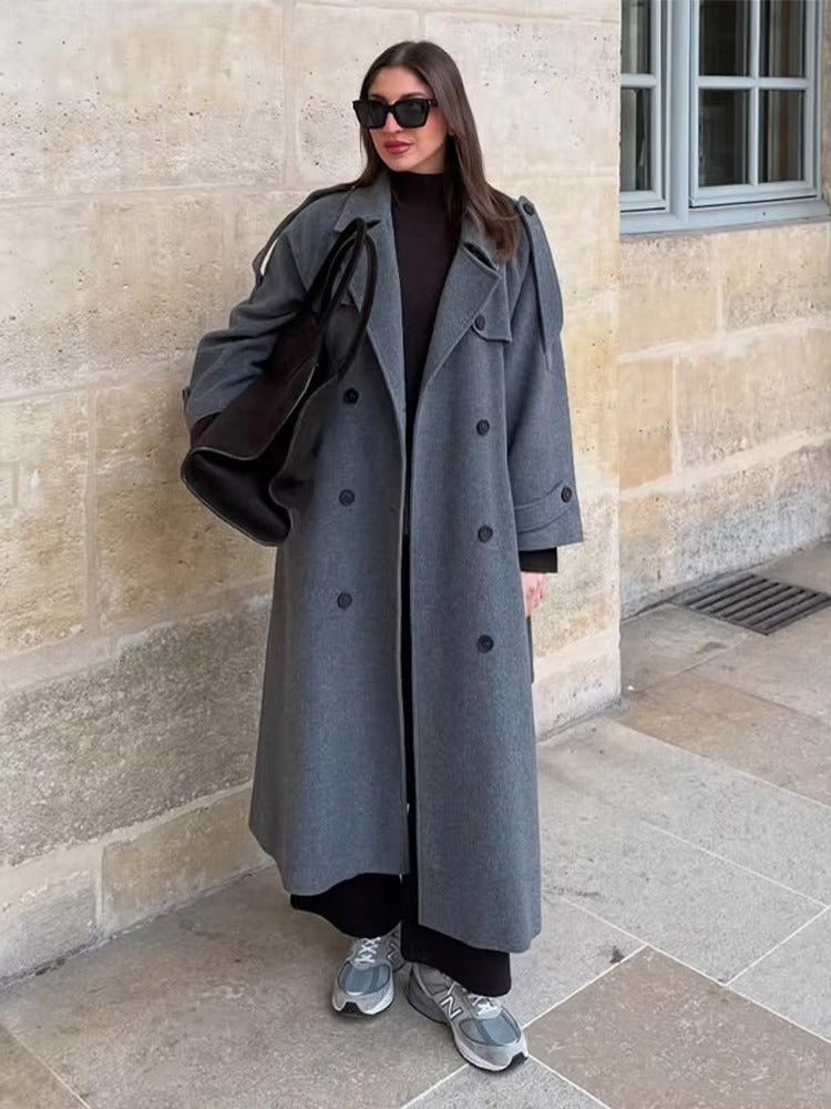Thomas | Winter Long Trench Wool Coat
