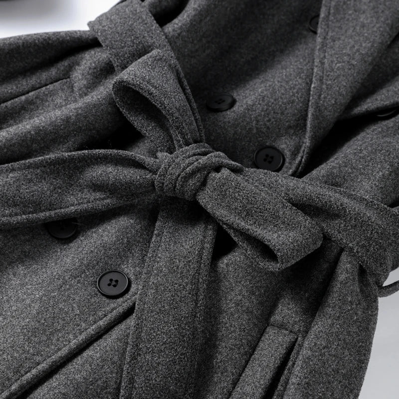 Thomas | Winter Long Trench Wool Coat