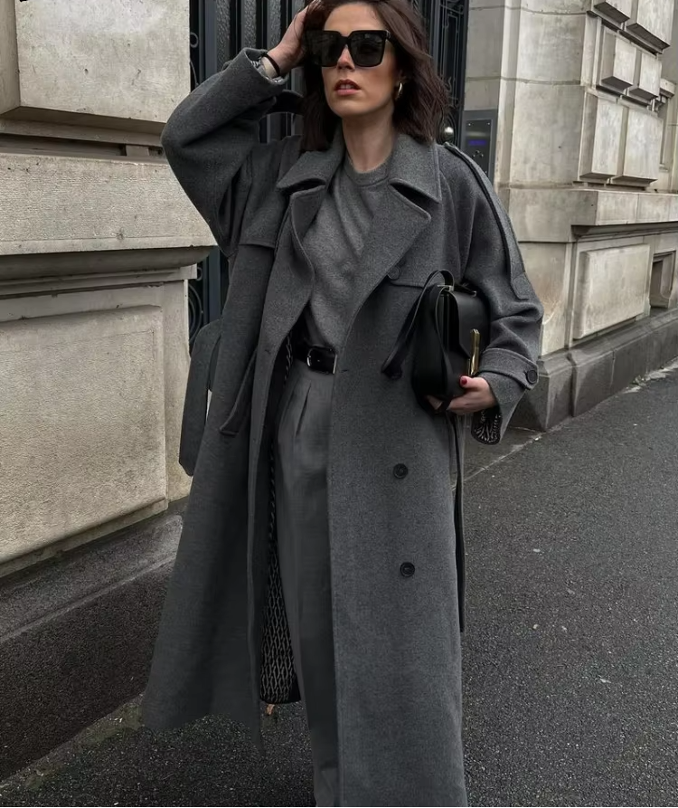 Thomas | Winter Long Trench Wool Coat