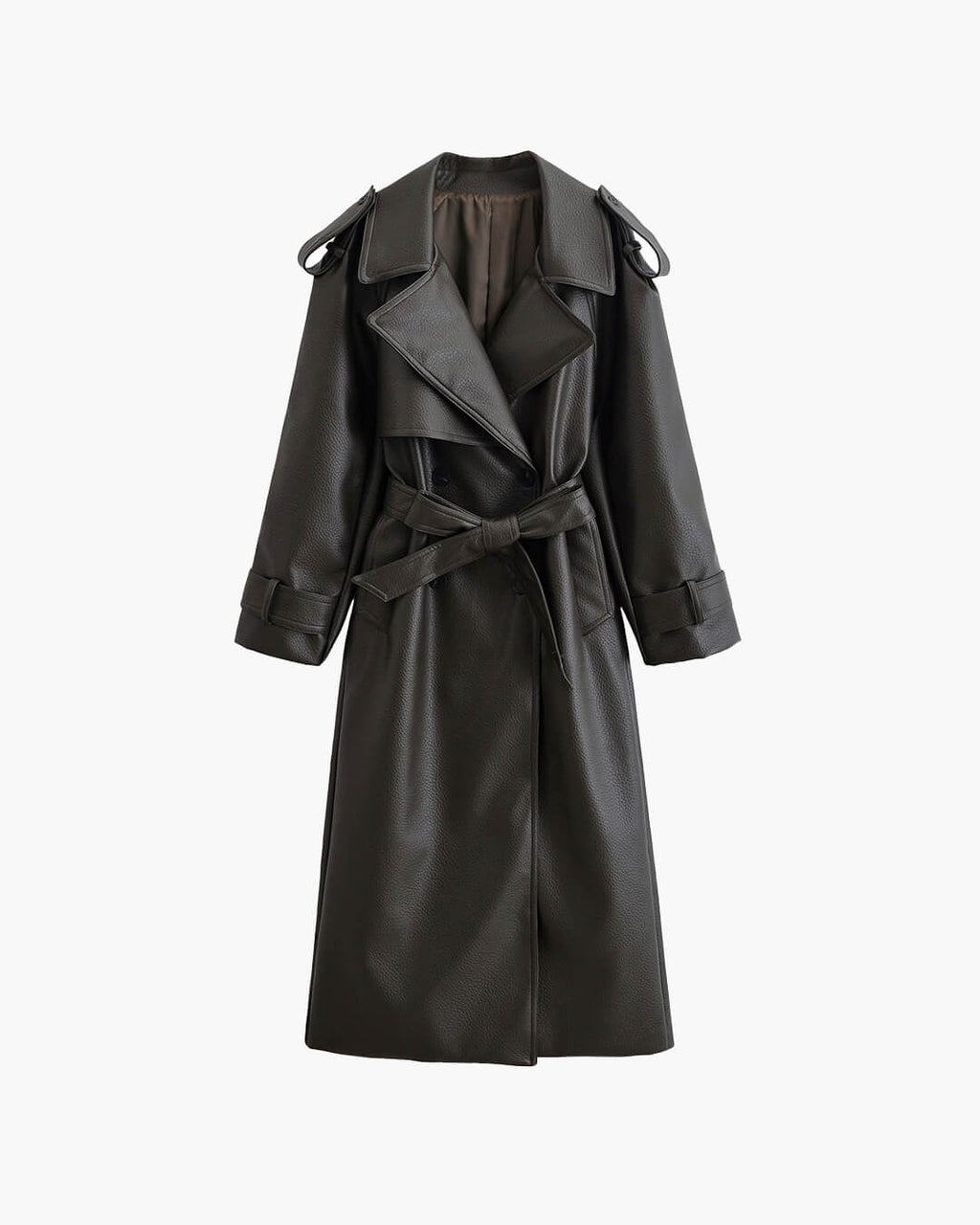 Anouk | Women’s Winter Long Trench Leather Coat