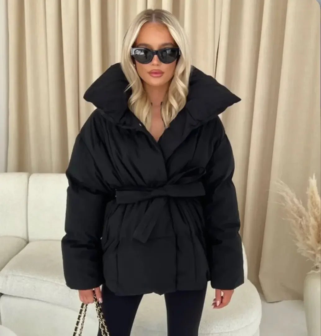Daria | Winter Belted Puffer Coat For Women