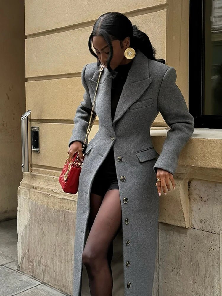 Nicolò | Winter Long Button Wool Coat