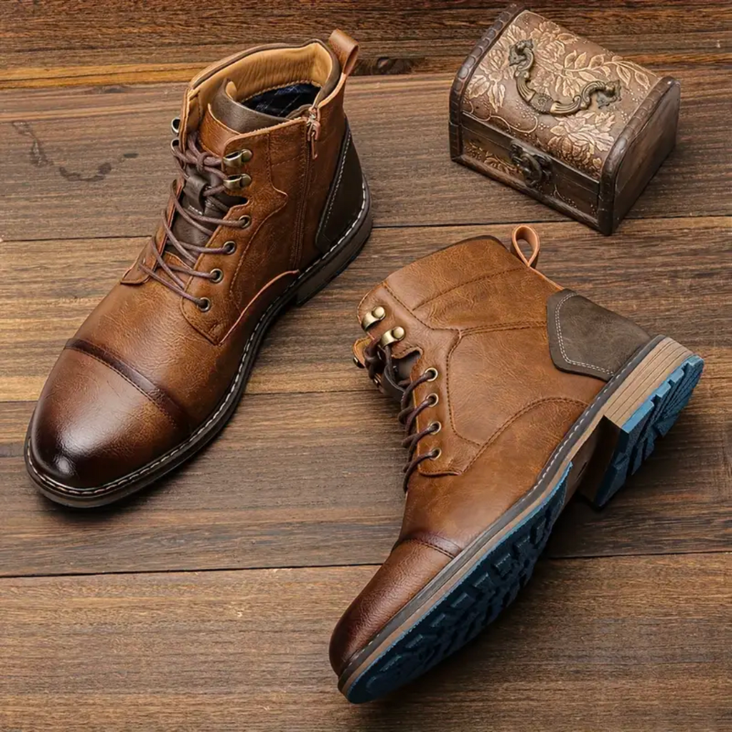 Liam | Men’s Fashionable Hiking Boots with Grip Sole