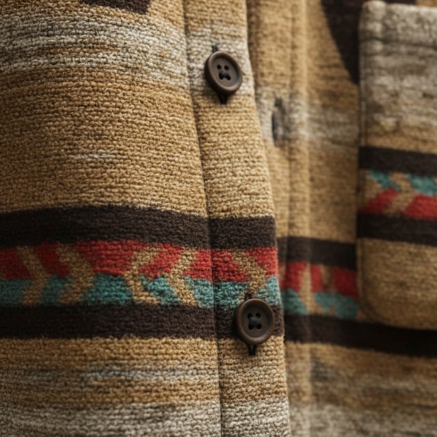 Diego Men’s Shirt Jacket – Premium Wool Blend Outerwear with Relaxed Fit Warmth