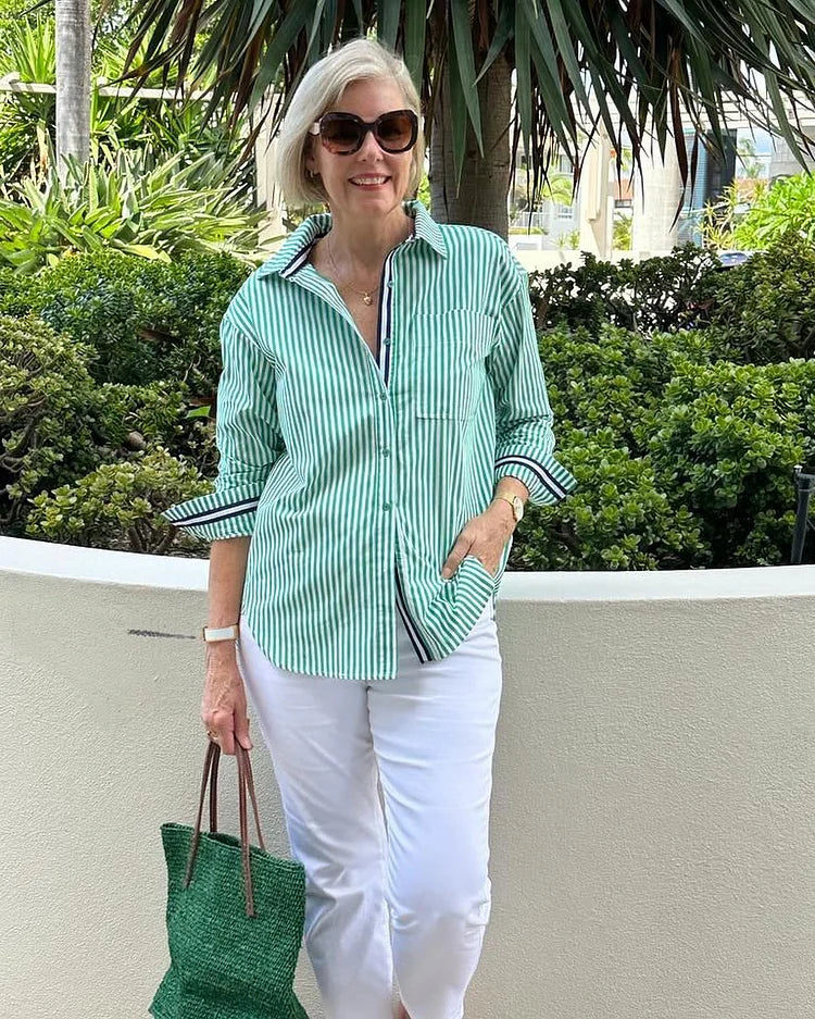 Mélanie | Striped Shirt