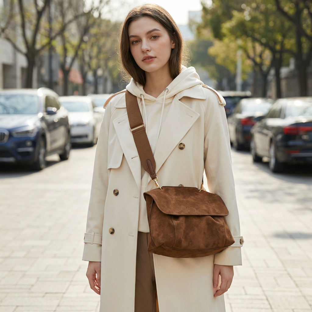 Emma Women’s Tote Bag – Soft Vintage-Style Carry Crossbody Bag or Shoulder Bag