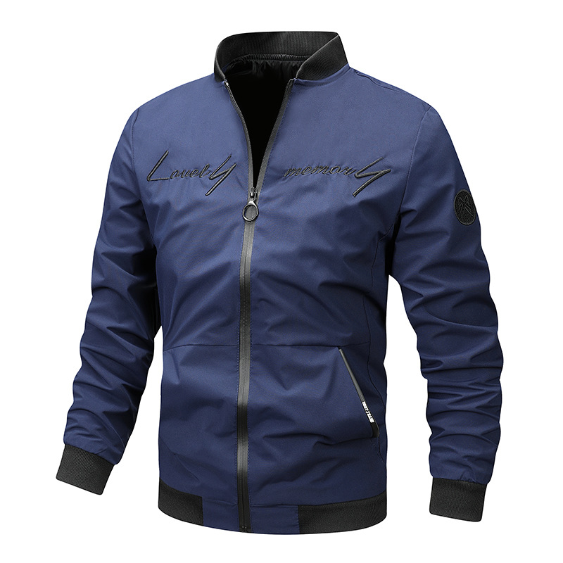 Guillaume | Men's Stylish Zip-Up Bomber Jacket with Logo
