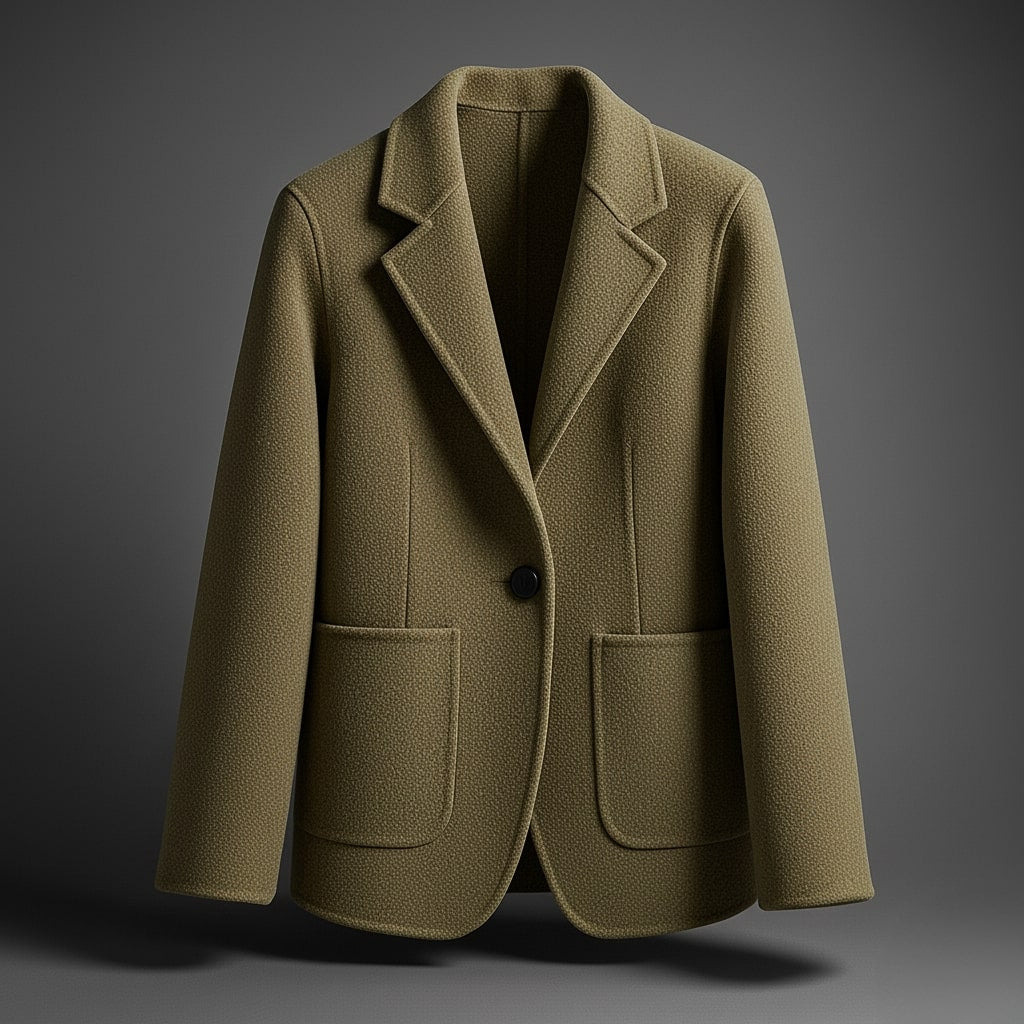 Lila Women’s Wool Blazer – Structured Wool for Polished Layering