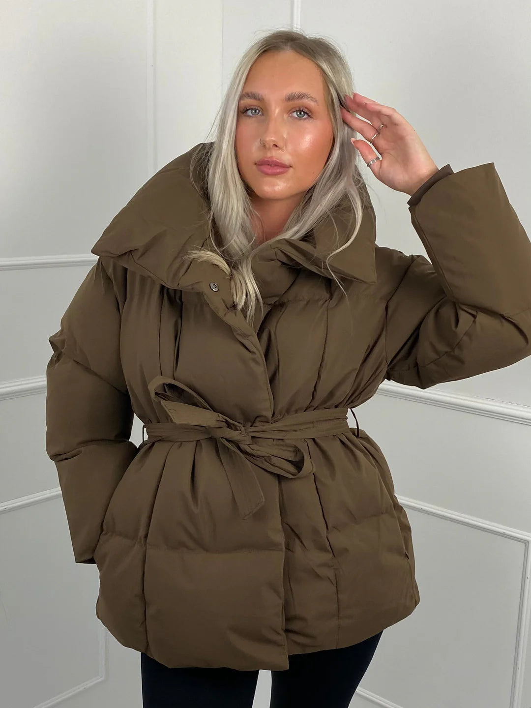 Daria | Winter Belted Puffer Coat For Women