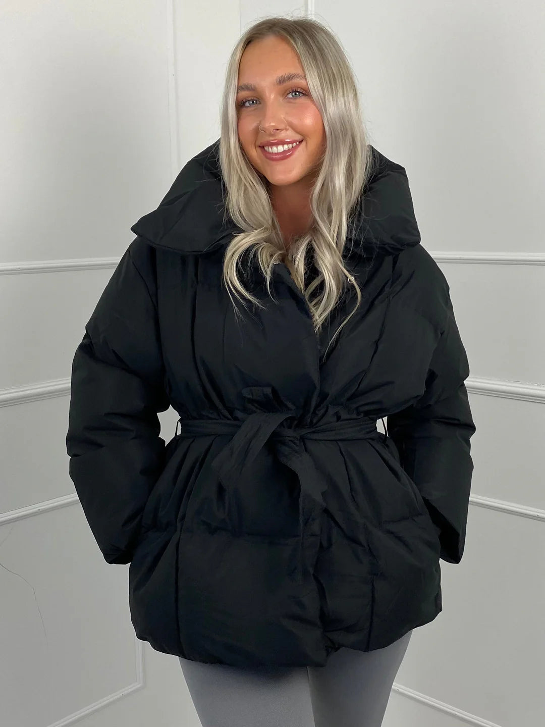 Daria | Winter Belted Puffer Coat For Women