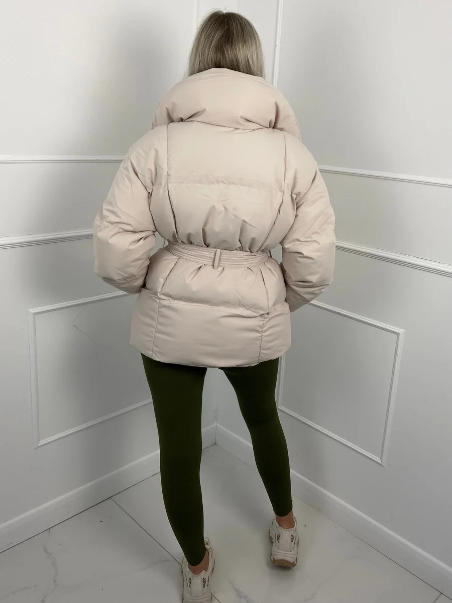 Daria | Winter Belted Puffer Coat For Women