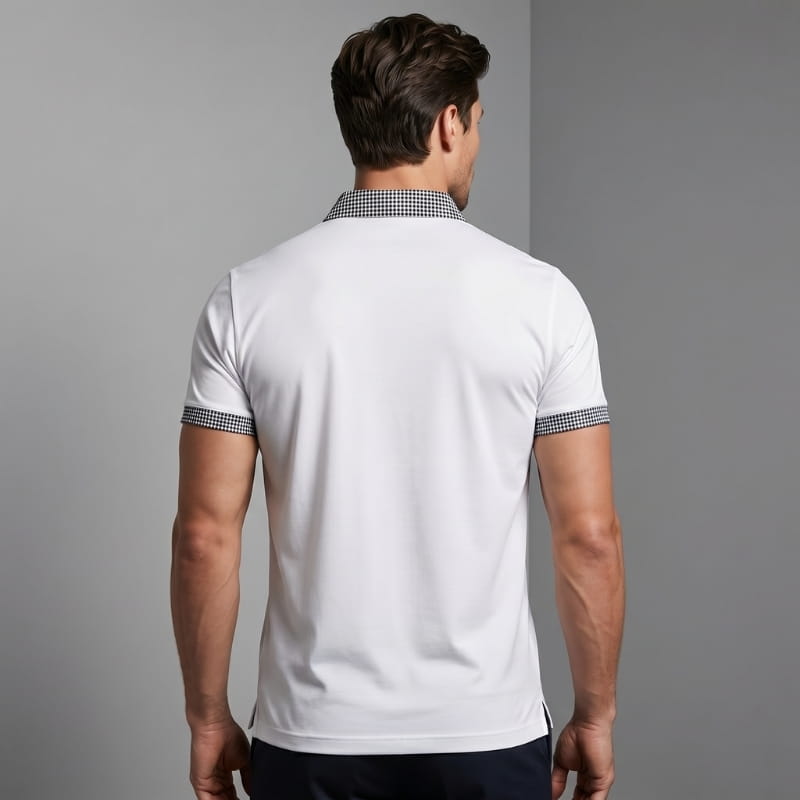 Lorenzo Performance Stretch Golf Polo Shirt – Moisture-Wicking Breathable Athletic Casual Top