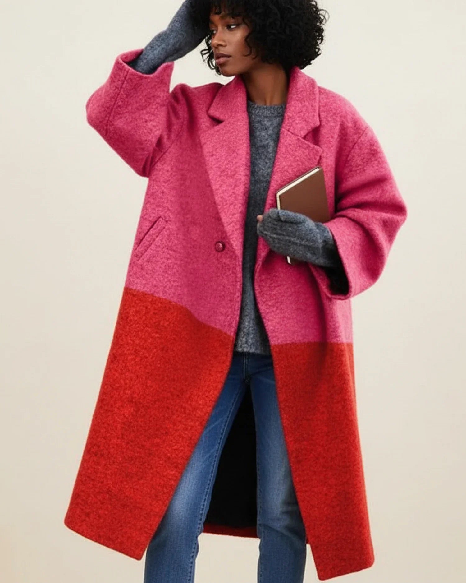 Alina | Women’s Colorful Long Winter Wool Coat