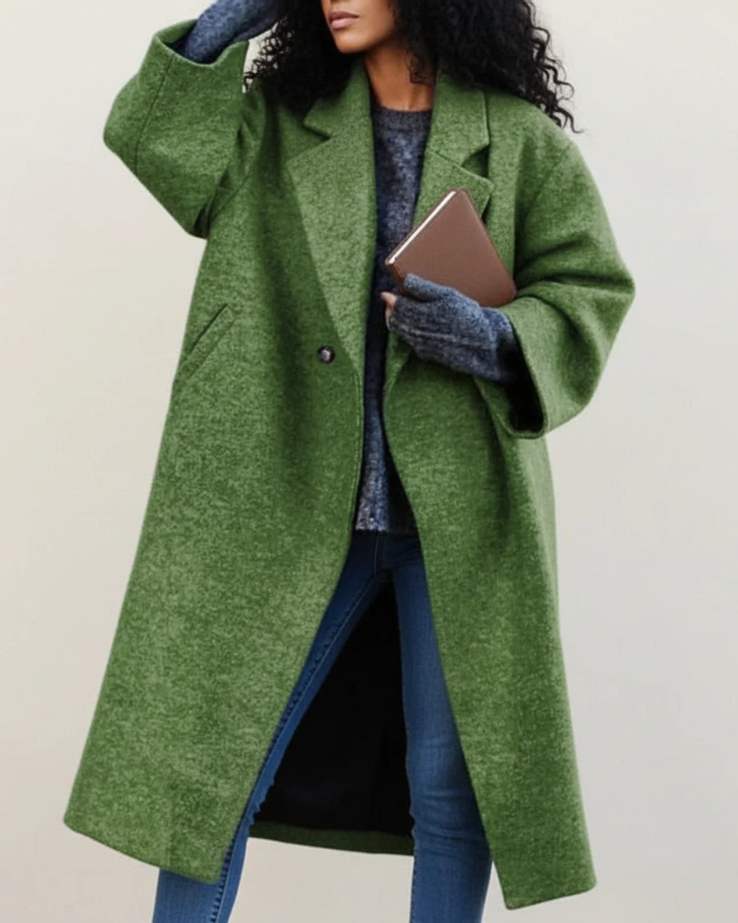 Alina | Women’s Colorful Long Winter Wool Coat